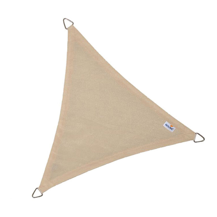 Shade sail triangle 285gsm 36x36x36m Black 10 Shade sail triangle 285gsm 3,6x3,6x3,6m