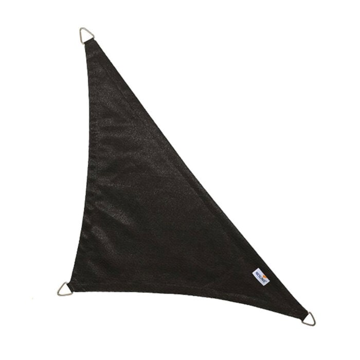 Shade sail triangle 285gsm 90° 5x 5x71m Black 8 Shade sail triangle 285gsm 90° 5x 5x7,1m