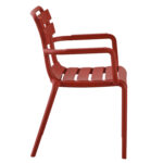 POLYPROPYLENE ARMCHAIR PHILLY HM6123.07 RED