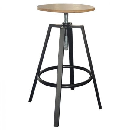 Metallic stool with srew TS381 42x42x73cm