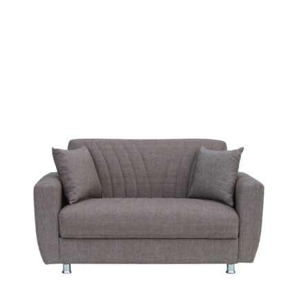 ArteLibre JUAN Two-Seater Sofa Bed Brown 150x84x86cm