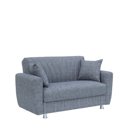 ArteLibre JUAN Two-Seater Sofa Bed Gray 150x84x86cm