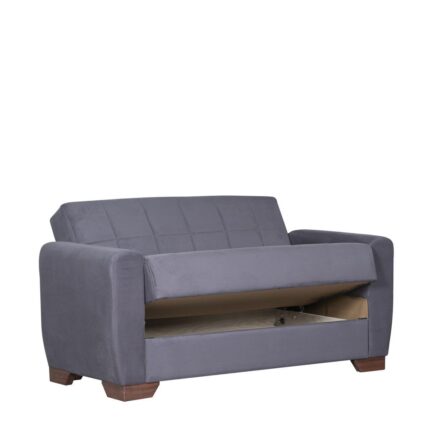 DIEGO 2S Two Seater Sofa-Bed Grey 153x78x80cm