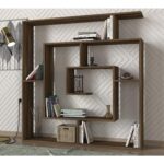 Ithaki Bookcase Dark Brown 125x22x130cm