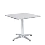 Callisto Aluminum Table Silver 70x70x70cm