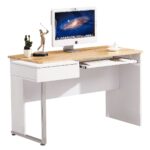 CAMPESTRIS Computer Desk Natural / White 130x70x75.5cm