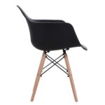 Καρέκλα ArteLibre CORYLUS Μαύρο PP 60x60x80cm