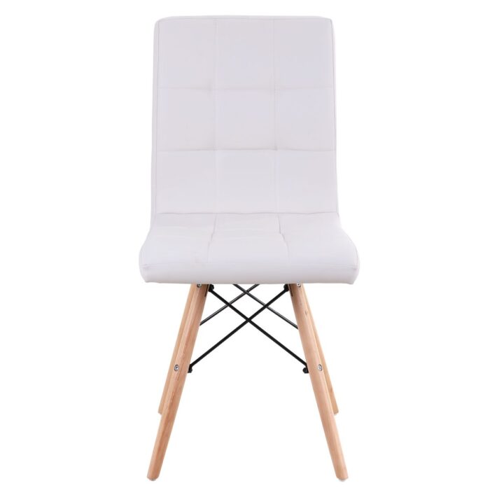 Chair CUPPLESSUS White PU 43x55x86cm
