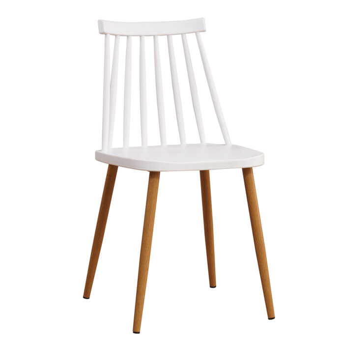CYGNET Chair White PP/Metal 42x46x80cm