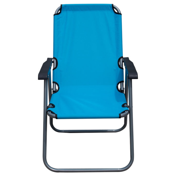 Καρέκλα Παραλίας ArteLibre Μπλε Μέταλλο/Ύφασμα 47x54x75cm
