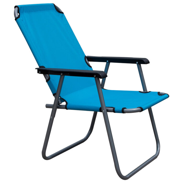Καρέκλα Παραλίας ArteLibre Μπλε Μέταλλο/Ύφασμα 47x54x75cm