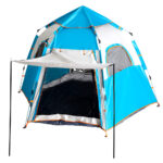 TUVALU Tent Automatic For 7 People Blue 2.6x2.6x1.4m