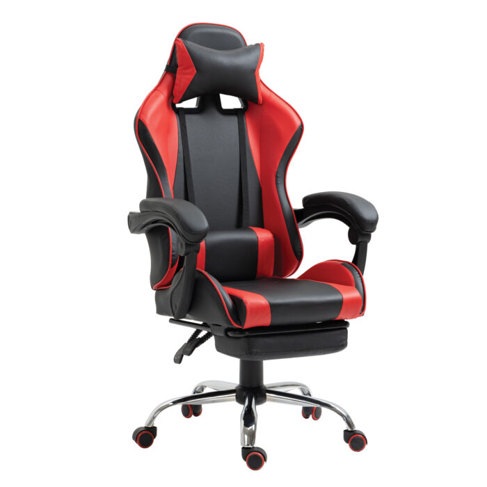 Καρέκλα Γραφείου ArteLibre Gaming BRAY Κόκκινο/Μαύρο PVC 67x50x120-127cm
