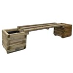Planter bench 30cm in 2 lengths BENCH PLANTER 30 x 150cm.