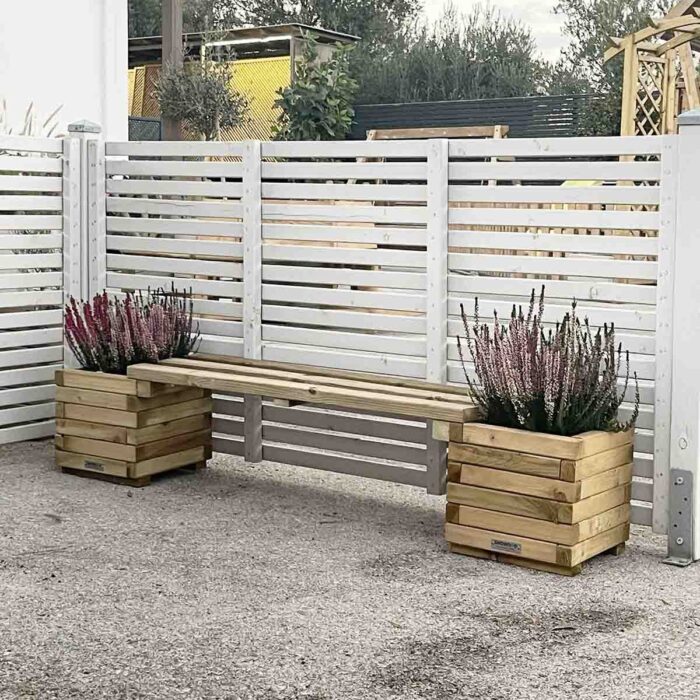 Planter bench 30cm in 2 lengths BENCH PLANTER 30 x 150cm 2 Planter bench 30cm in 2 lengths