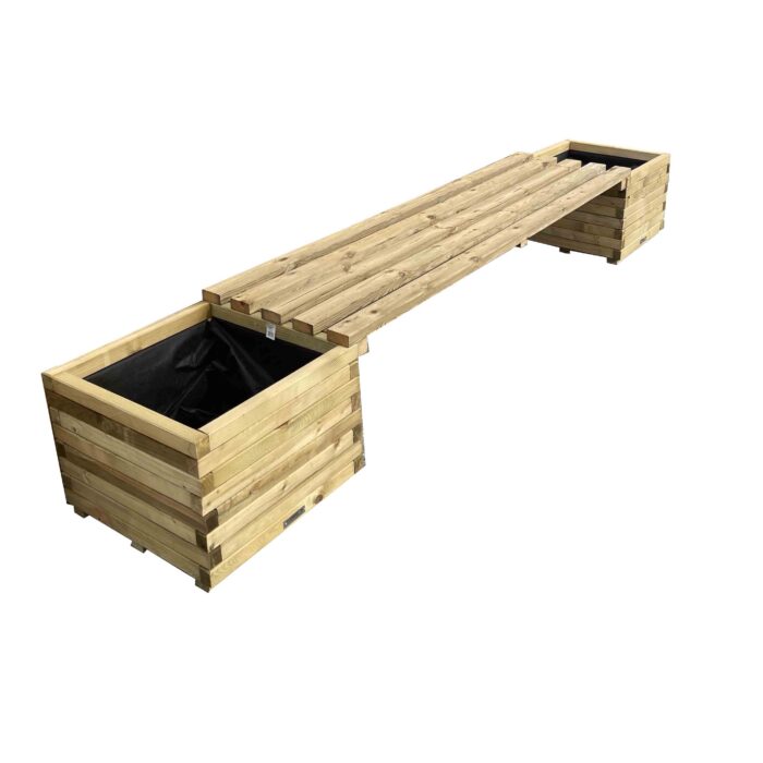 Planter bench 50cm in 3 lengths BENCH PLANTER 50 x 150cm.