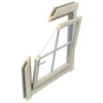 Wooden shingle window 40mm - 88