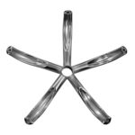 SPARE PART CHROMED "STAR" BASE HM11378 FOR OFFICE CHAIRS