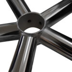 SPARE PART CHROMED "STAR" BASE HM11378 FOR OFFICE CHAIRS