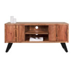 TV Furniture HM8177 Fansi from acacia solid wood natural 135x43x61.5
