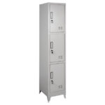 Metal Cabinet single with 3 cabinets & Locker HM11130 38x45x195cm