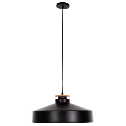 CEILING PENDANT LAMP HM4159.01 BLACK METAL CAP Φ40x116Hcm.