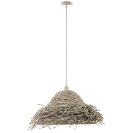 CEILING PENDANT LAMP HM4349 SEAGRASS IN WHITEWASH COLOR Φ50x25-135Hcm.