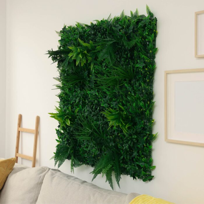 green wall premium 100 x 100cm mint 189001 1 Artificial PREMIUM vertical garden tile 100 x 100cm | mint