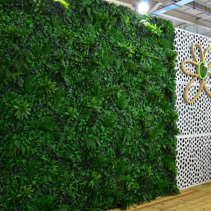 green wall premium 100 x 100cm mint 189001 5 Artificial PREMIUM vertical garden tile 100 x 100cm | mint