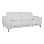 Sofa 3 seater Kenzie HM3121.32 with White PU 190x81x81  cm