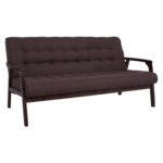 Sofa 3 seater Kiely HM8296.04 Brown Fabric 166,5x80x80cm