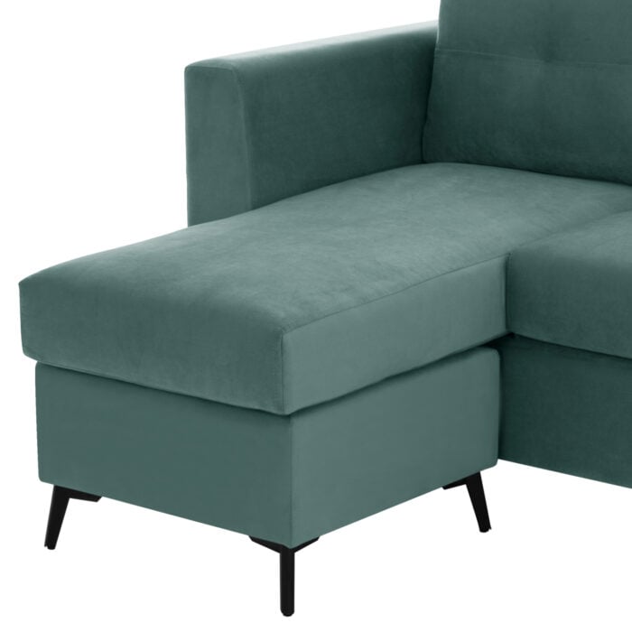 kanapes gonia anastrepsimi yfasma alekia 6 5 ΡONZA corner sofa, mint, high leg, 2pcs, reversible