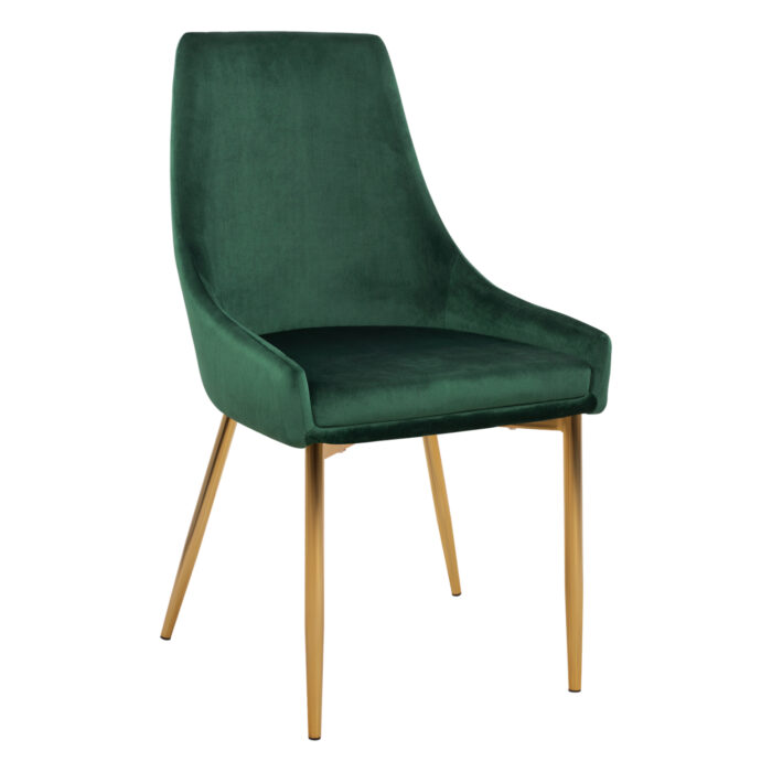 Chair Dakota HM8480.03 Velvet Cypress Green Color 50x57x91cm