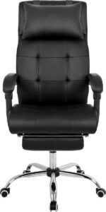 Καρέκλα Γραφείου ArteLibre ΑΜΑΡΥΛΛΙΣ Μαύρη 72x66x122-132cm