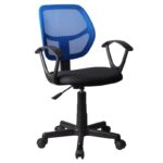 Καρέκλα Γραφείου ArteLibre ΑΥΡΑ Μπλε/Μαύρο Mesh 51x50x79-91cm