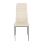 ROSE Beige PVC chair 53x39x96cm