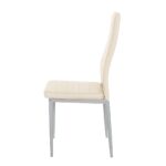 ROSE Beige PVC chair 53x39x96cm