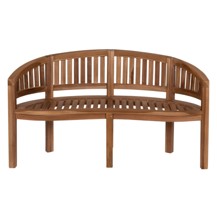 BENCH 2-SEATER CAPO HM9539 TEAK WOOD IN NATURAL COLOR 149x59x86Hcm.