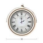 WALL CLOCK WHITE METAL WITH ROPE HM7452.02 D50 cm.
