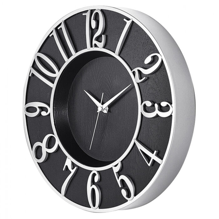 METAL WALL CLOCK WITH MDF HM7466.02 34x34 cm.