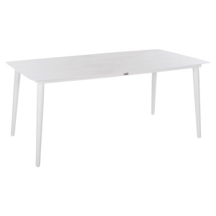 ALUMINUM RECTANGULAR TABLE JEROM HM6058.01 WHITE 180X90X74Hcm.