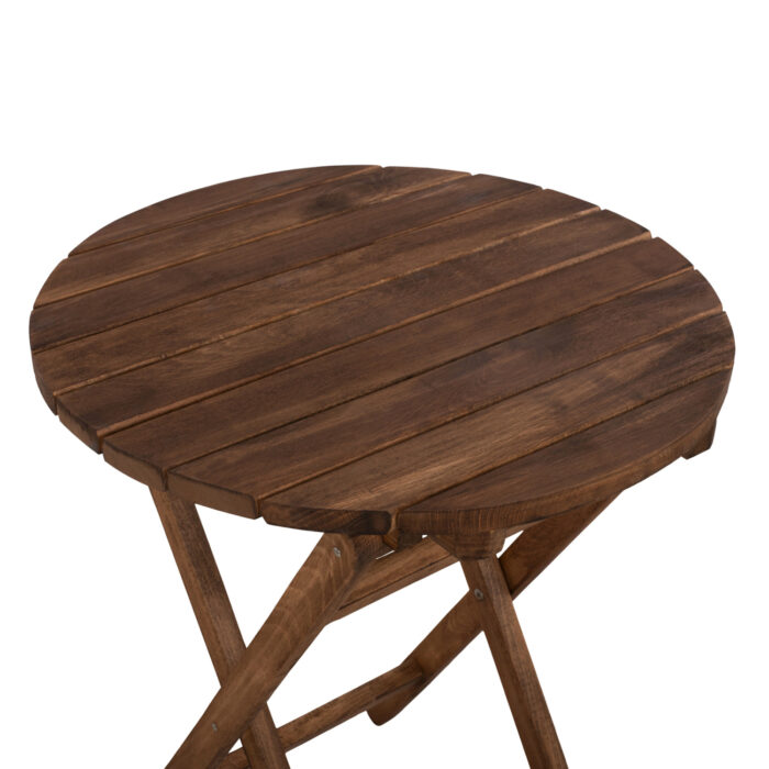 trapezi skinotheth f60ch76y masif oxia e 5 1 Director's Table Limnos Φ60cm Solid Wood Impregnation Walnut Hm5653.01