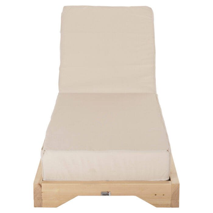 xaplostra chamili fb91062302 peyko se fy 4 1 BEACH LOUNGER LOW IKARIA HM10623.02 PINE WOOD IN NATURAL COLOR-BEIGE TEXTILENE-CUSHION 20cm THICK