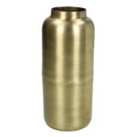 Vase Iron Gold 8x8x19cm