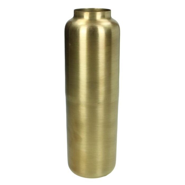 Vase Iron Gold 8.5x8.5x25.5cm