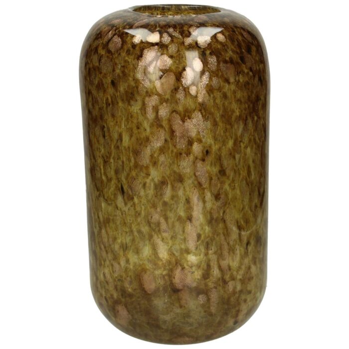Vase Glass Brown 19x19x33.5cm