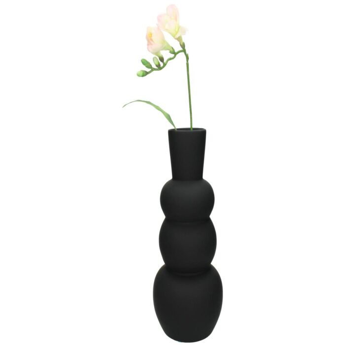 Vase Dolomite Black 12.8x12.8x28.7cm