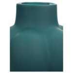Vase Dolomite Petrol 12x11x17cm