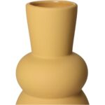 Vase Dolomite Ochre 14x14x29.5cm