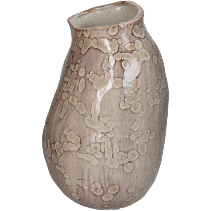 Vase Fine Earthenware Mauve 19.5x19.5x31cm